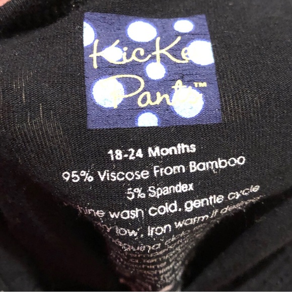 Kickee Pants | Black | Star | Ruffle | Footie - Picture 4 of 5